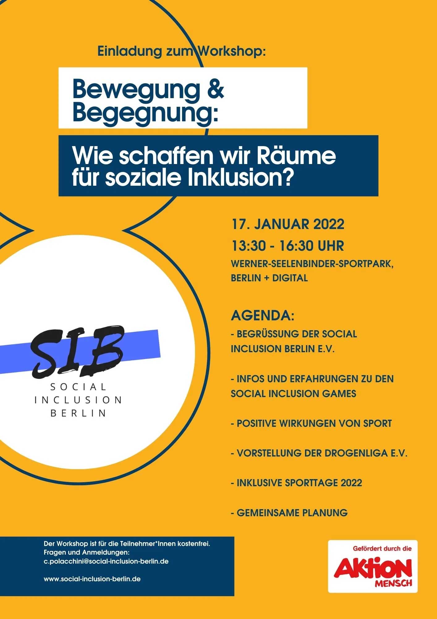 social inclusion berlin Workshop 20220117 Raeume fuer soziale Inklusion
