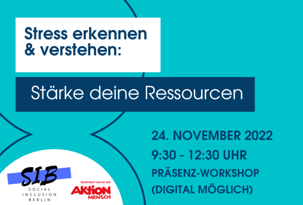 Workshop: Stärke deine Ressourcen - Stress erkennen und verstehen SIB