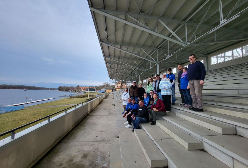 SIB Gruppe beim Wassersportmuseum Grünau Tribune