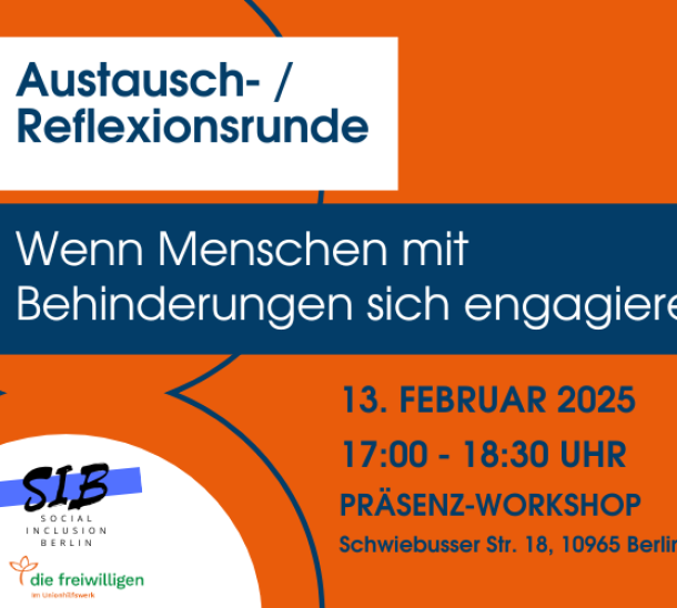 Cover Bild Workshop Social Inclusion Berlin Februar 2025