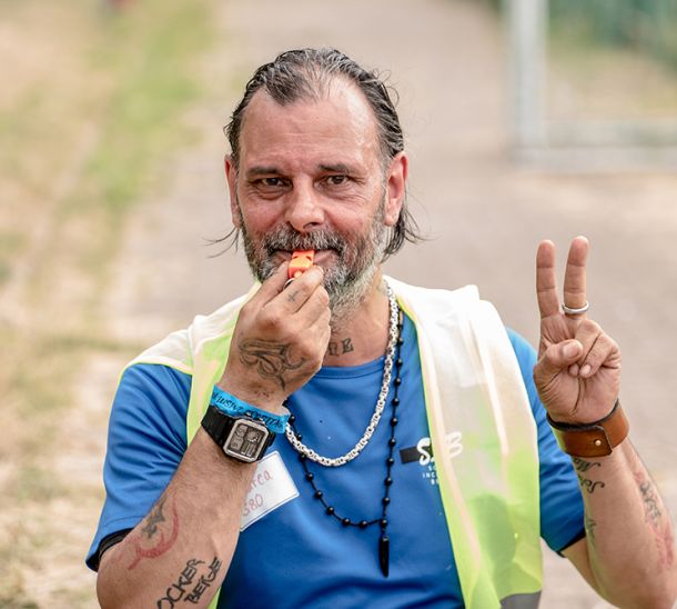 Foto Freiwilliger Social Inclusion Berlin Inklusive Sporttage 2022